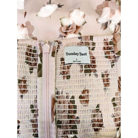 Floral Slip Dress With Adjustable Straps coquette flower core beach party fairy - Picture 5 of 6